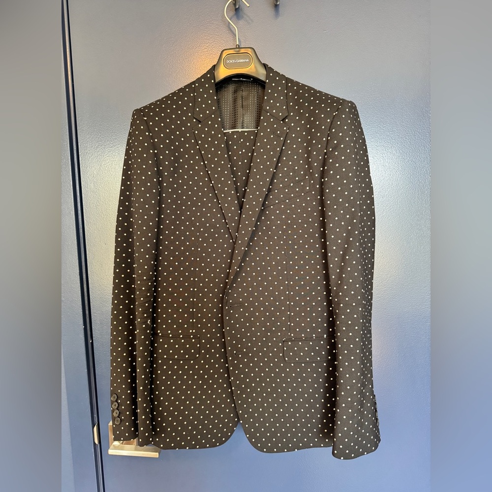 Dolce & Gabbana Polka Dot Formal Suit